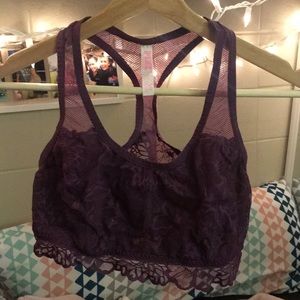 VS PINK purple racerback bra
